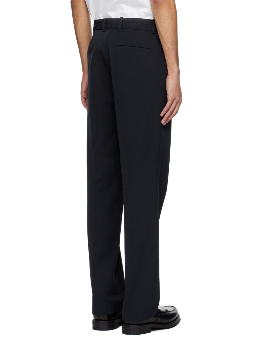 Navy Classic Trousers - 3