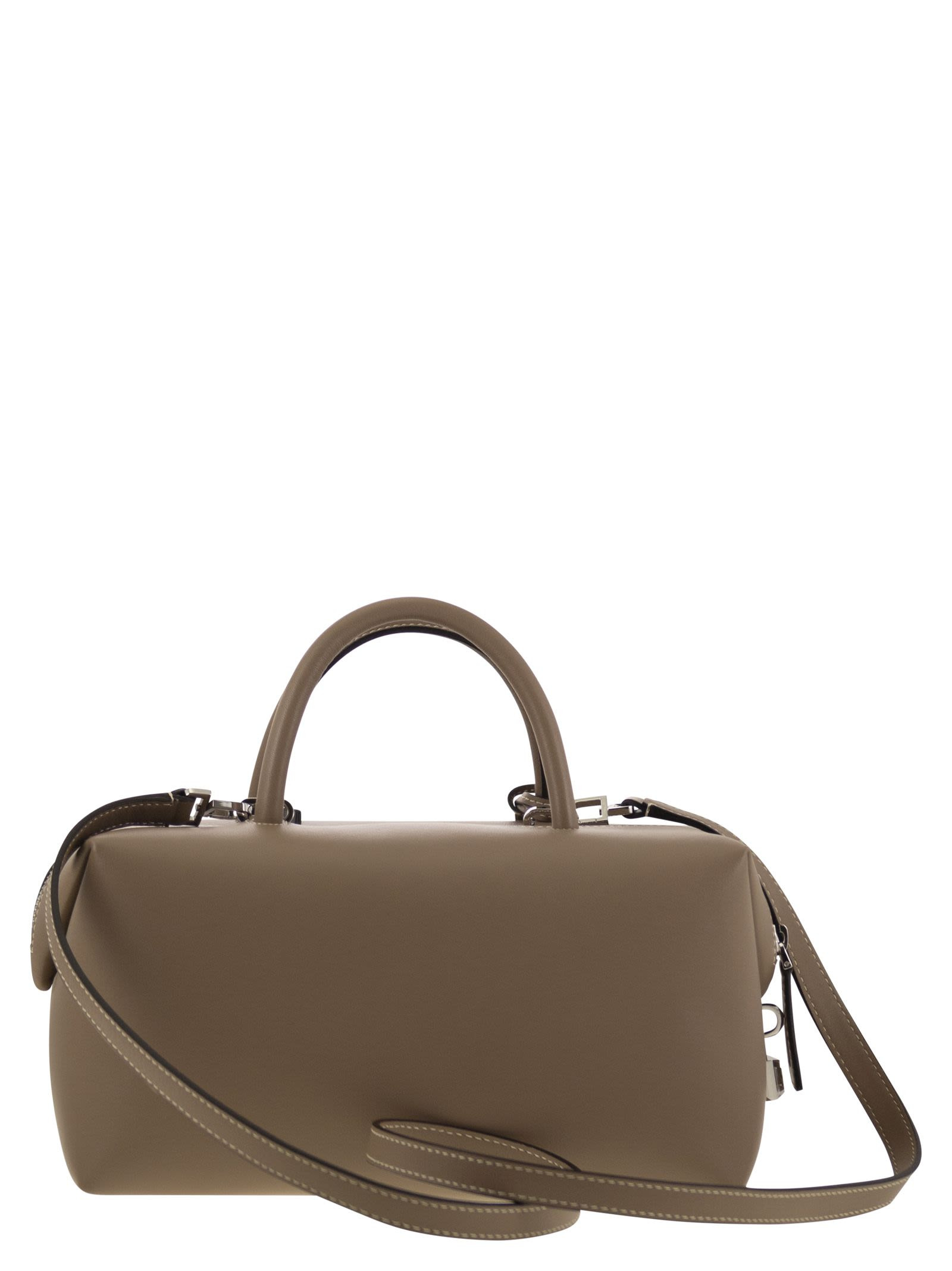 Maxmara Women Holdallm - Medium Satchel In Natural Leather - 2