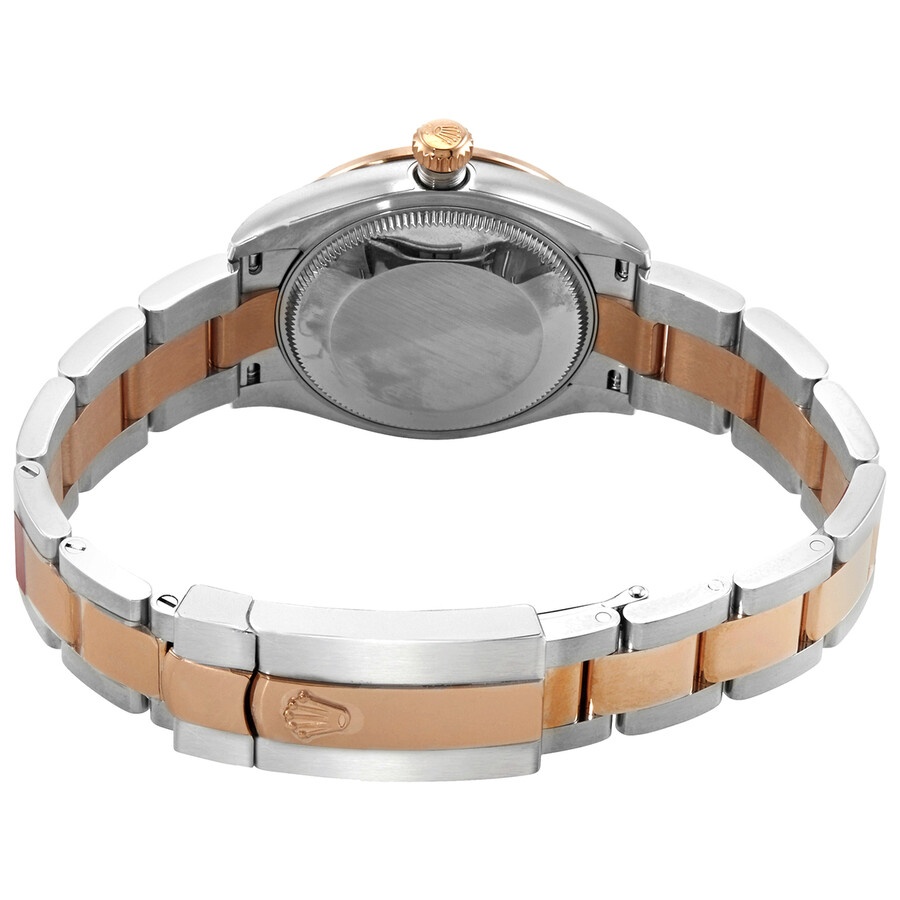 Rolex Datejust Mother of Pearl Diamond Dial Automatic Ladies Steel and Everose Gold Oyster Watch 278 - 3