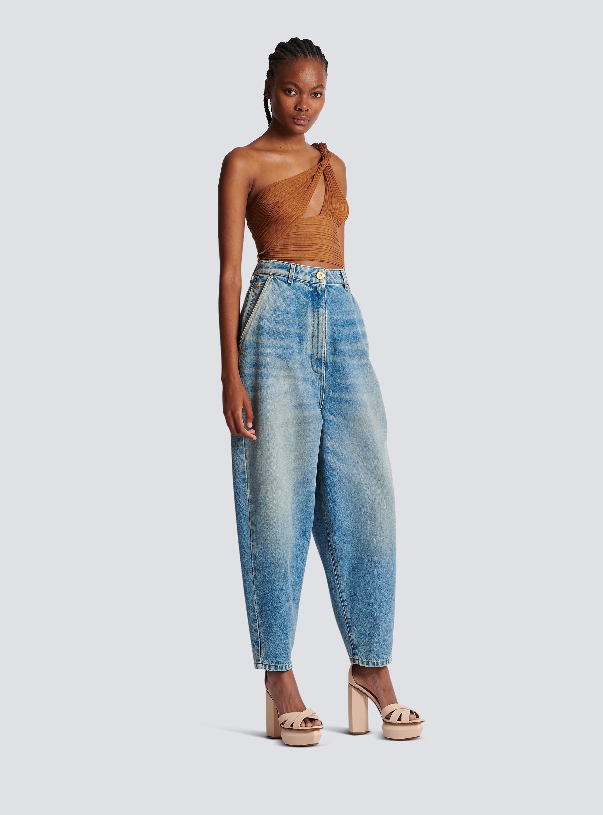 Faded baggy denim jeans - 3