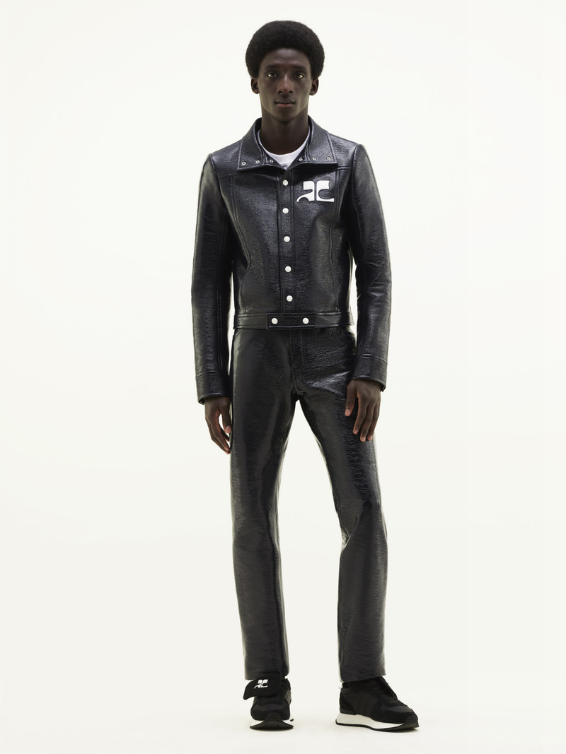 courrèges ICONIC VINYL JACKET outlook