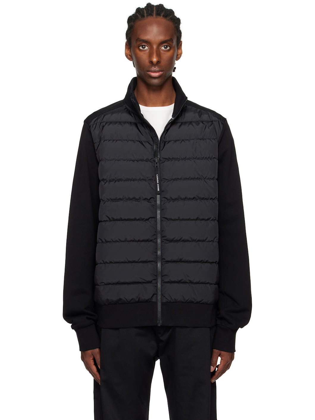 Black HyBridge Huron Full-Zip Down Jacket - 1