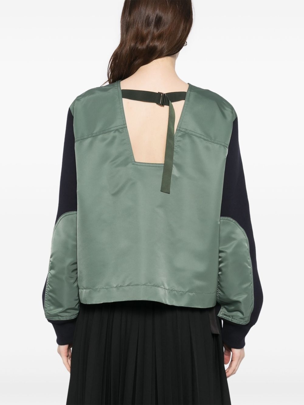 panelled sweatshirt - 4
