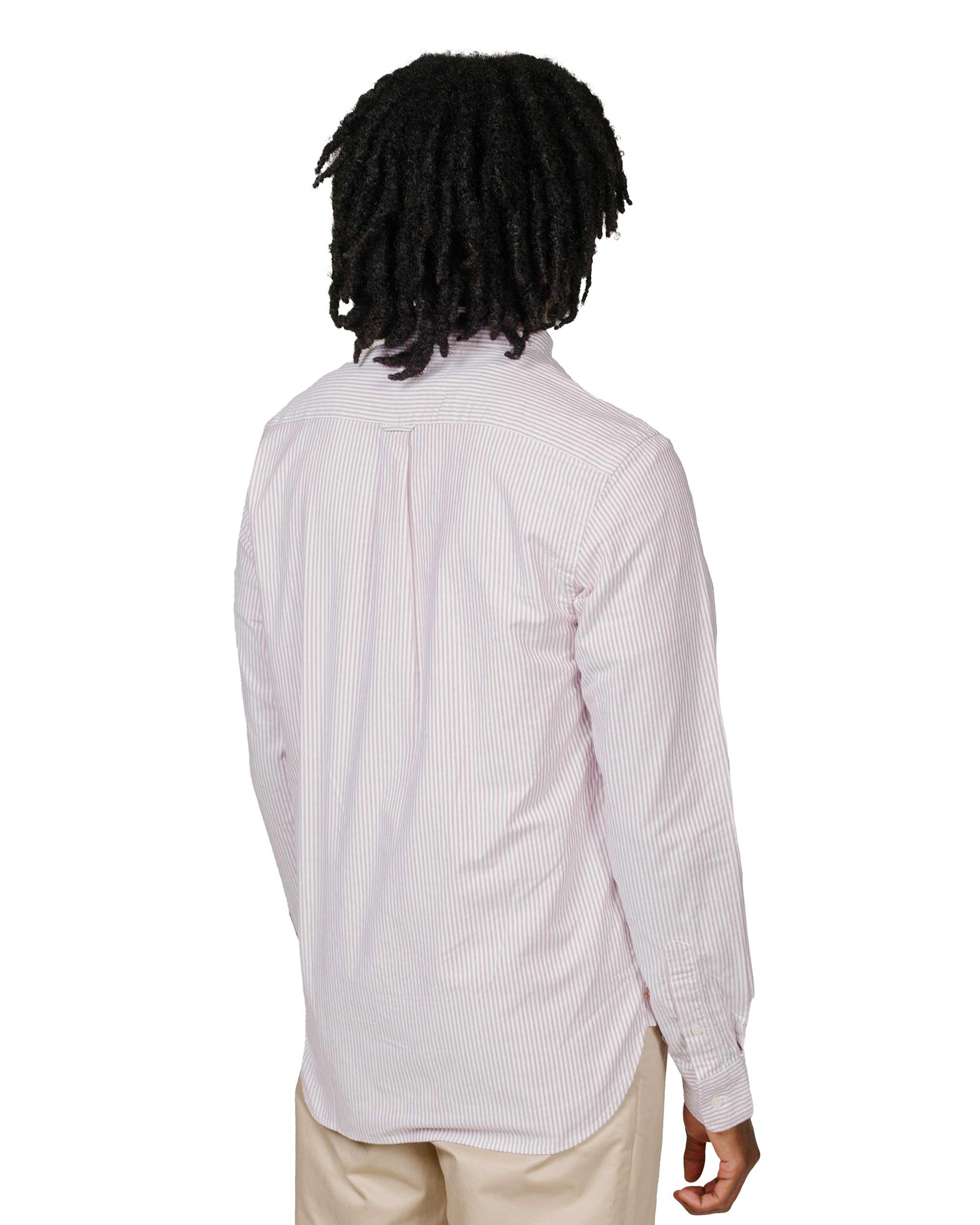 B.D. Oxford Candy Stripe Wine - 3