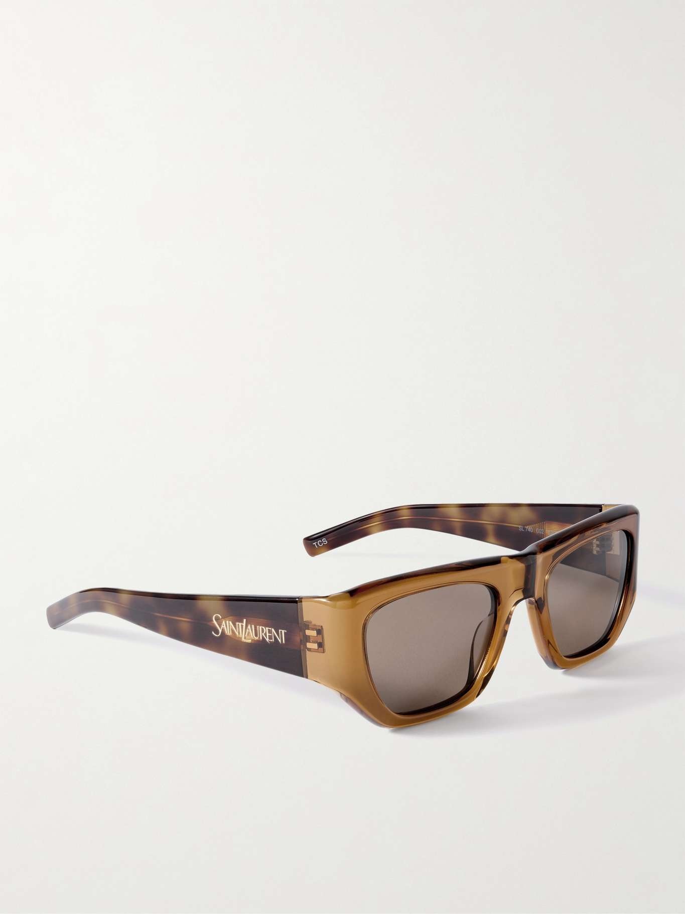 D-frame tortoiseshell acetate sunglasses Brown - 3