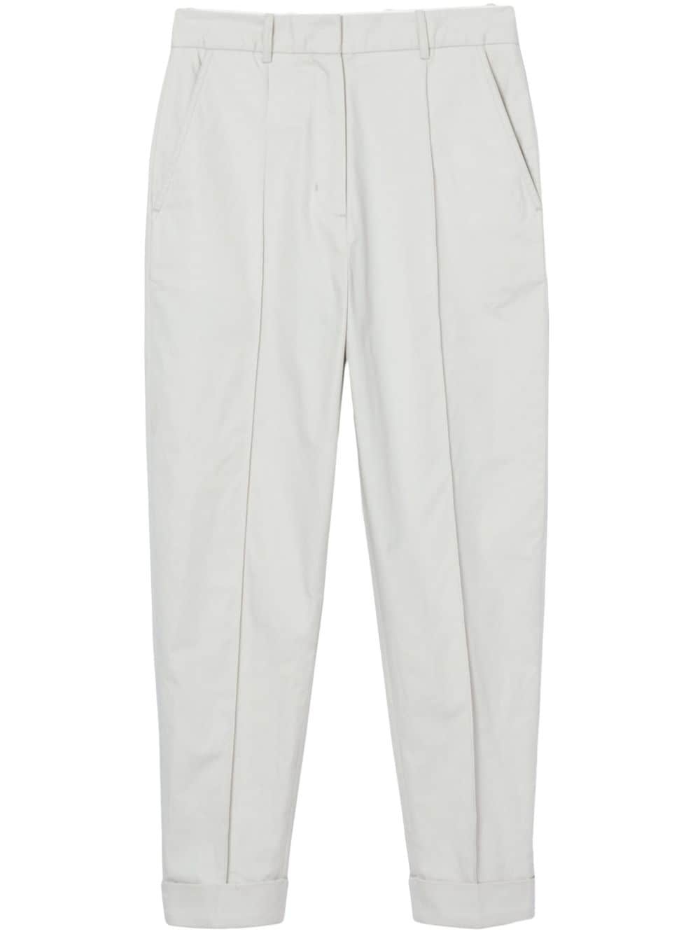 cropped tapered trousers - 1