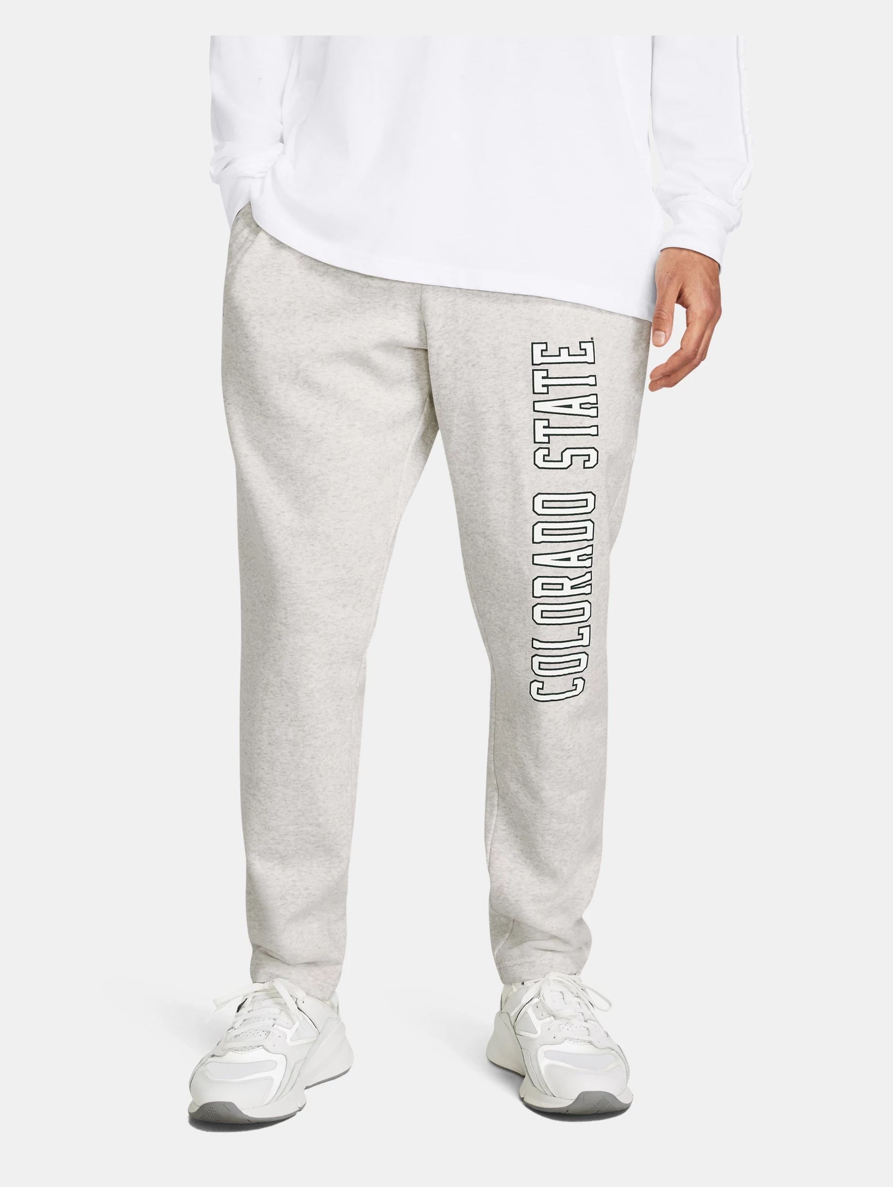 Men's UA Rival Fleece Collegiate Open Bottom Pants - 2