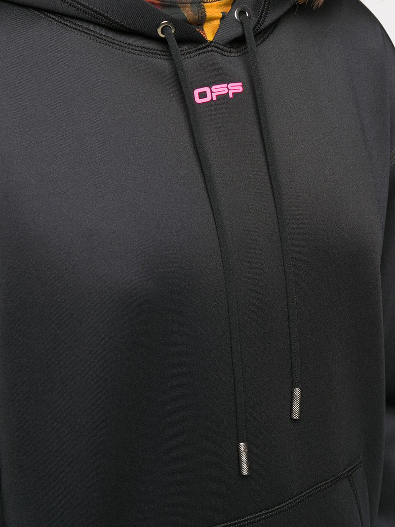 logo print oversized hoodie 5