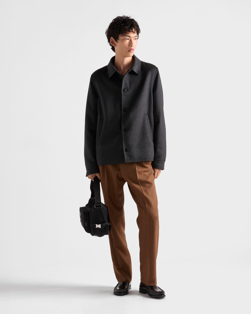Prada Cashmere blouson jacket outlook