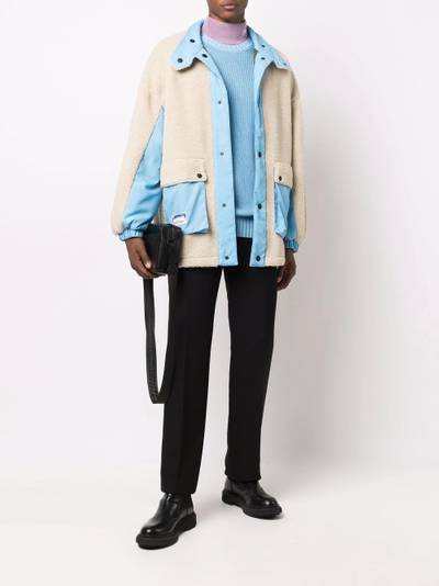 MSGM reversible faux-shearling jacket outlook