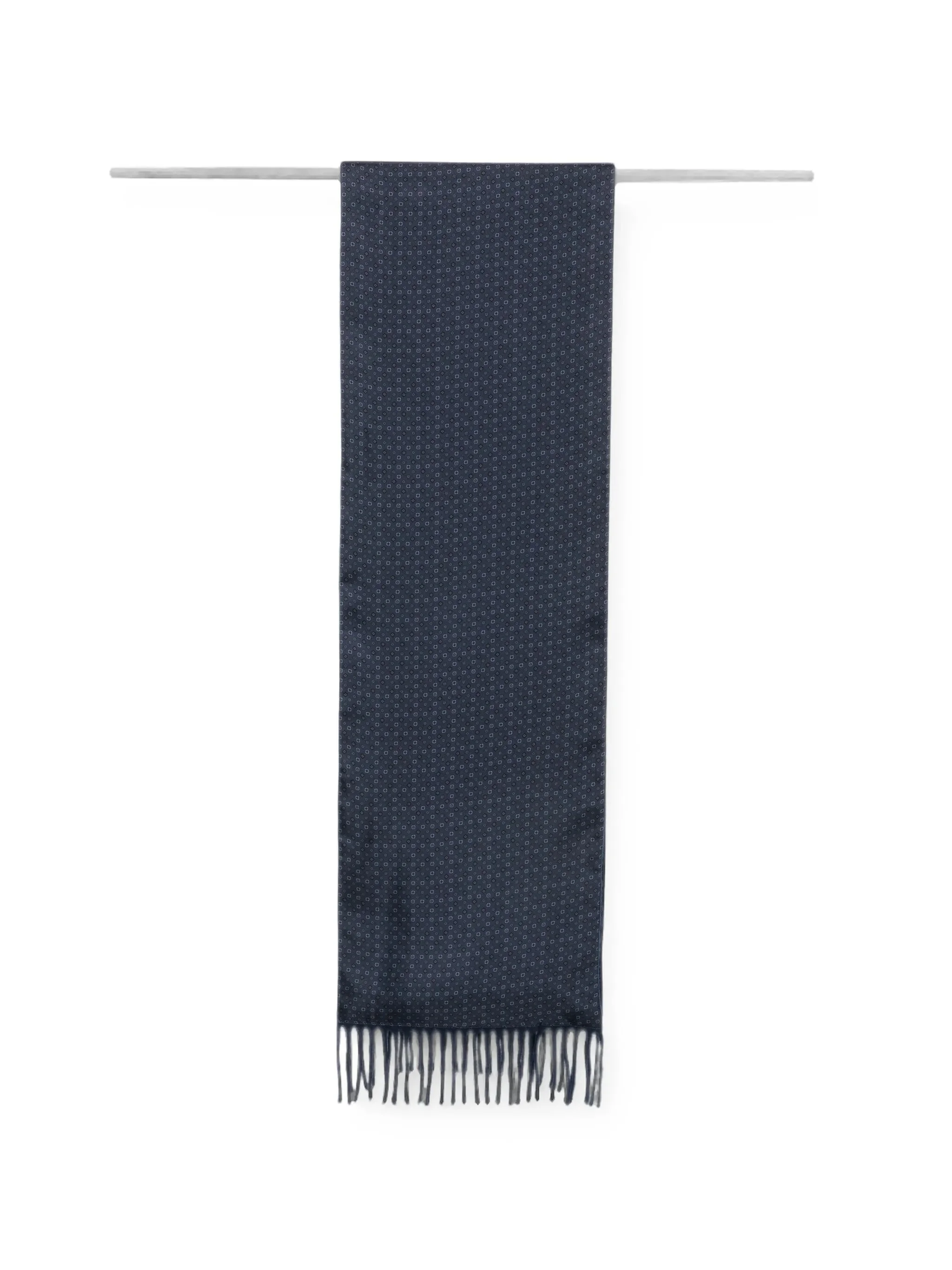 Ferragamo Geometric-print Fringed Scarf - 1