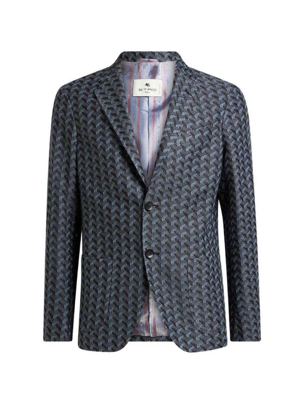 geometric-pattern jacket - 1