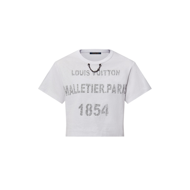 Stencil Signature Crop Top 1