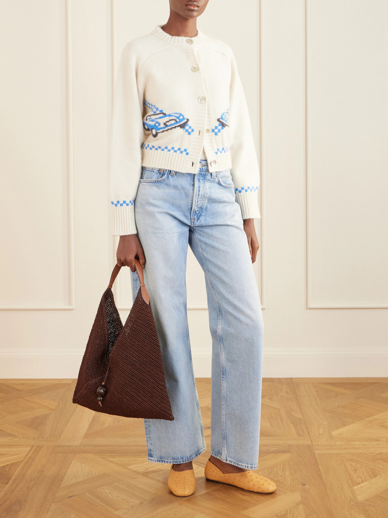 CALLE DEL MAR Embroidered Cashmere Cardigan outlook