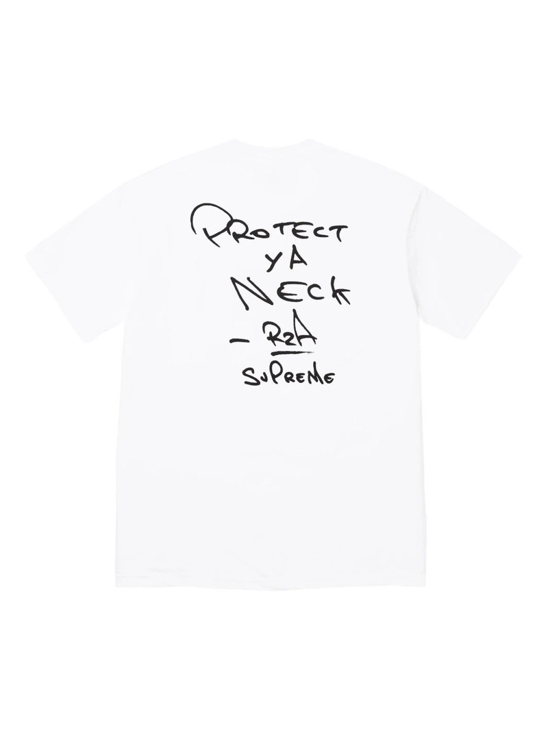 Supreme portrait-print T-shirt outlook