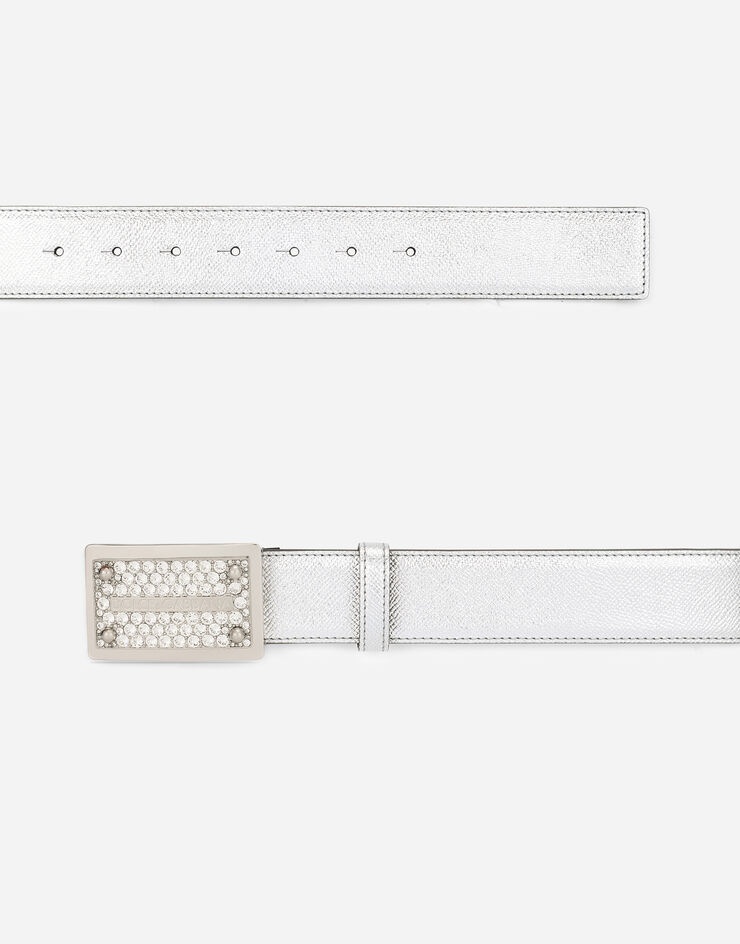 Calfskin belt with metal buckle - 2