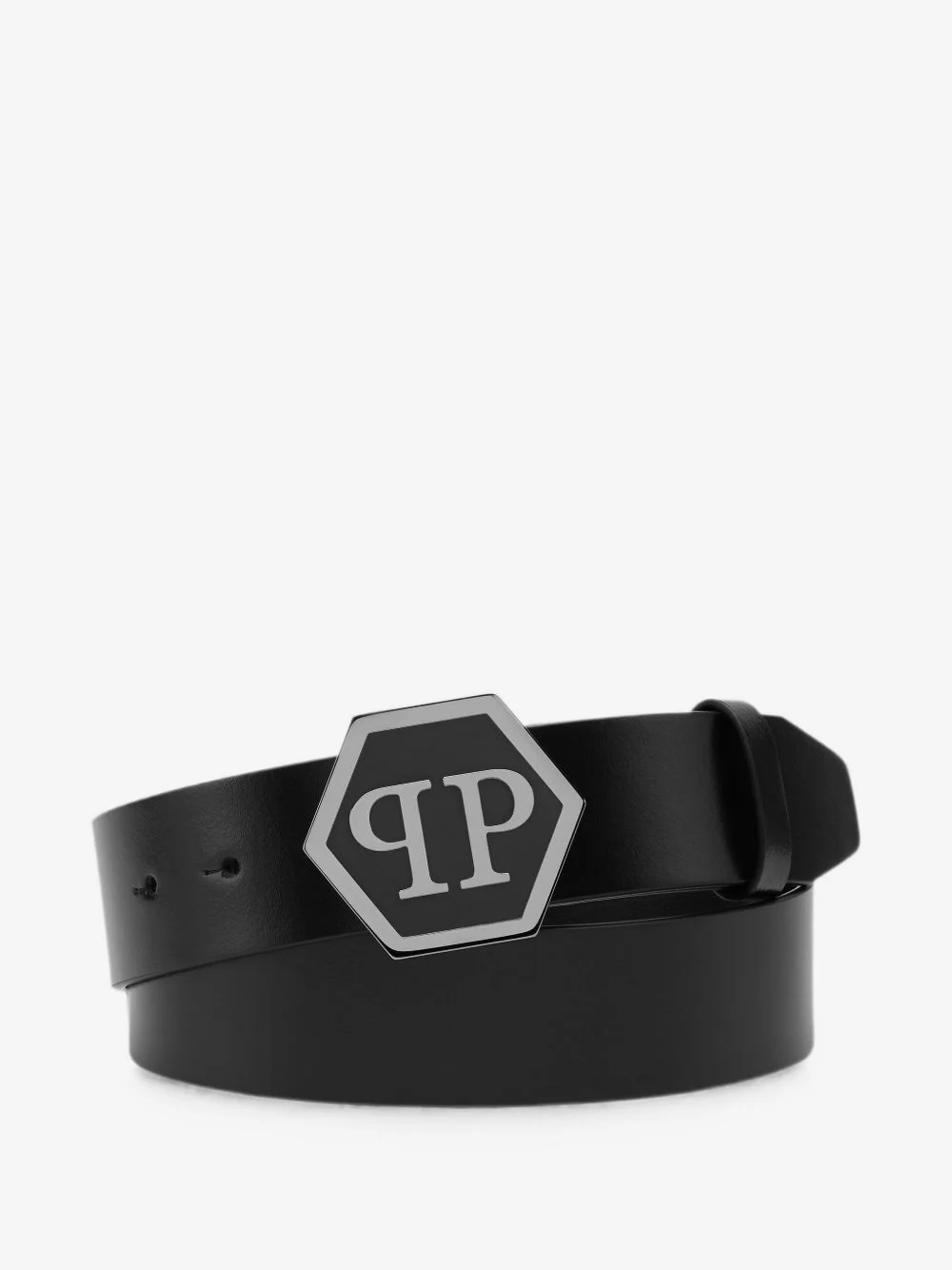 leather belt Hexagon - 1