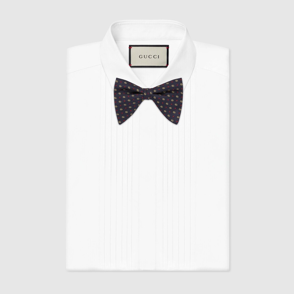 Double G and stars silk bow tie - 2