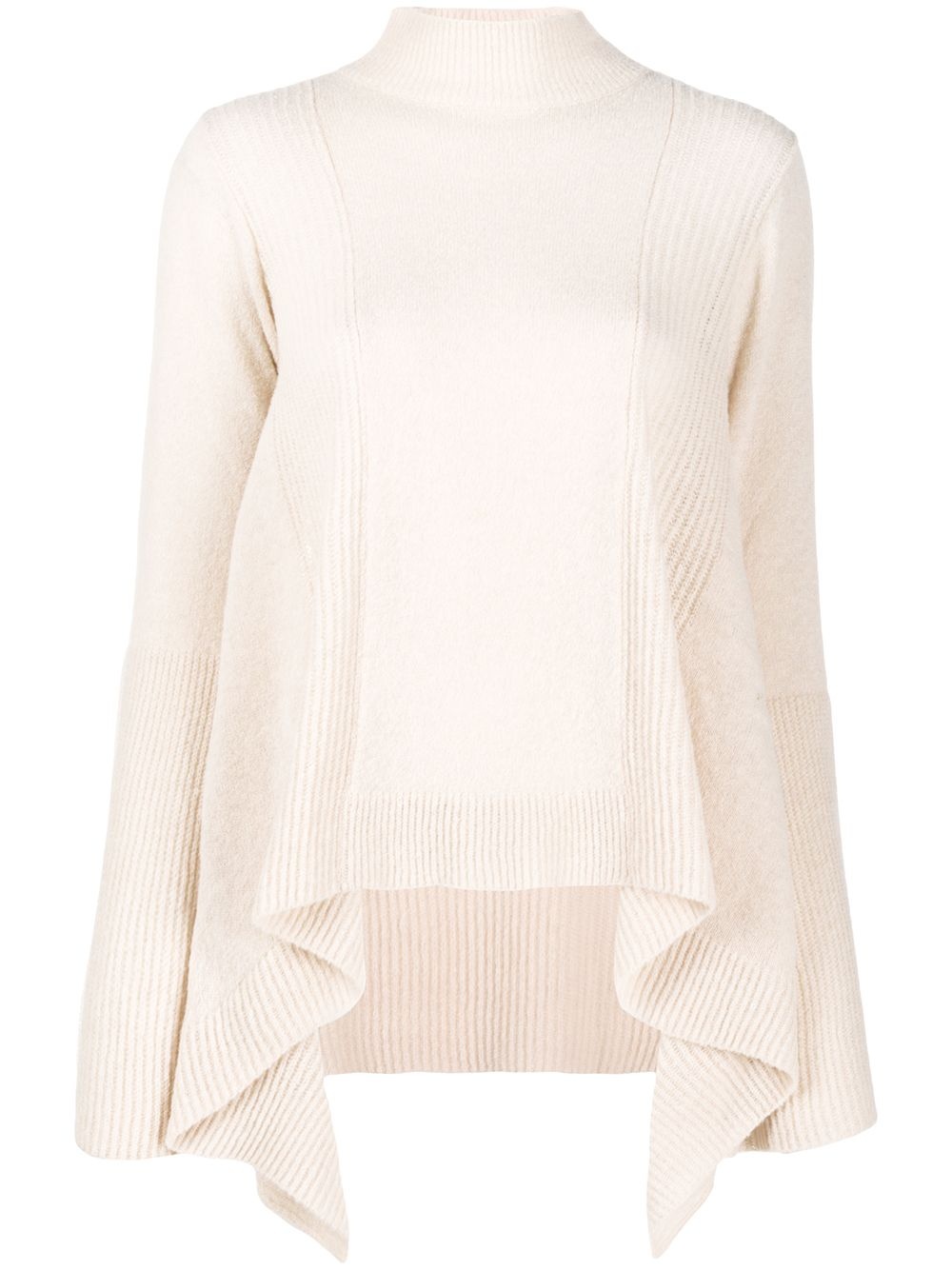 ribbed knit jumper - 1