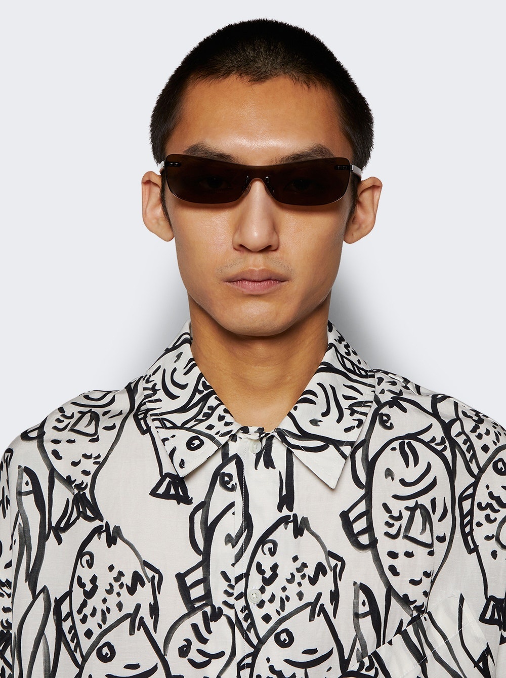 X Jacquemus Mirada Cat Eye Sunglasses Gunmetal - 2