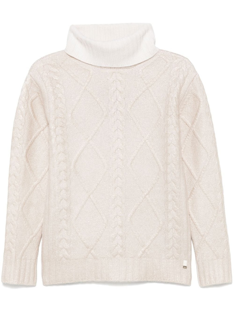lamé-effect sweater 1
