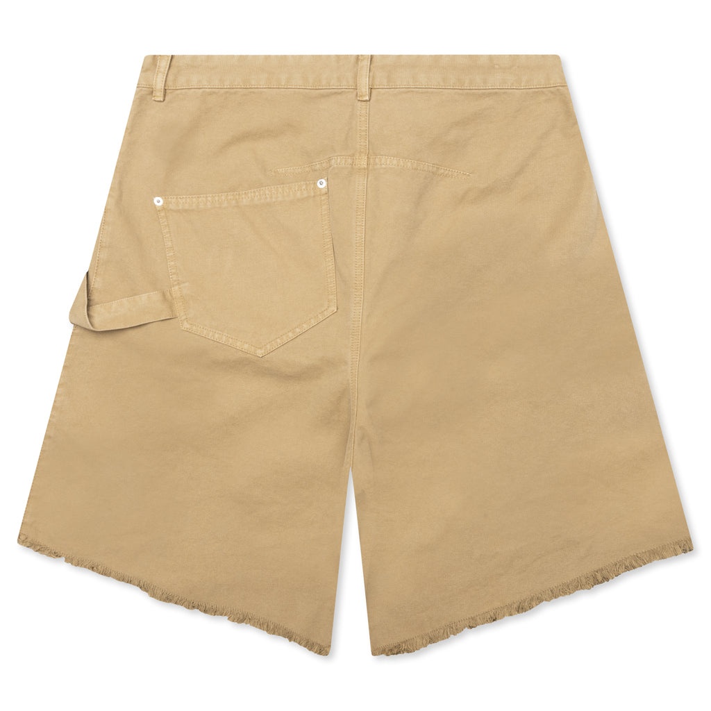 TWISTED WORKWEAR SHORTS - BEIGE - 2