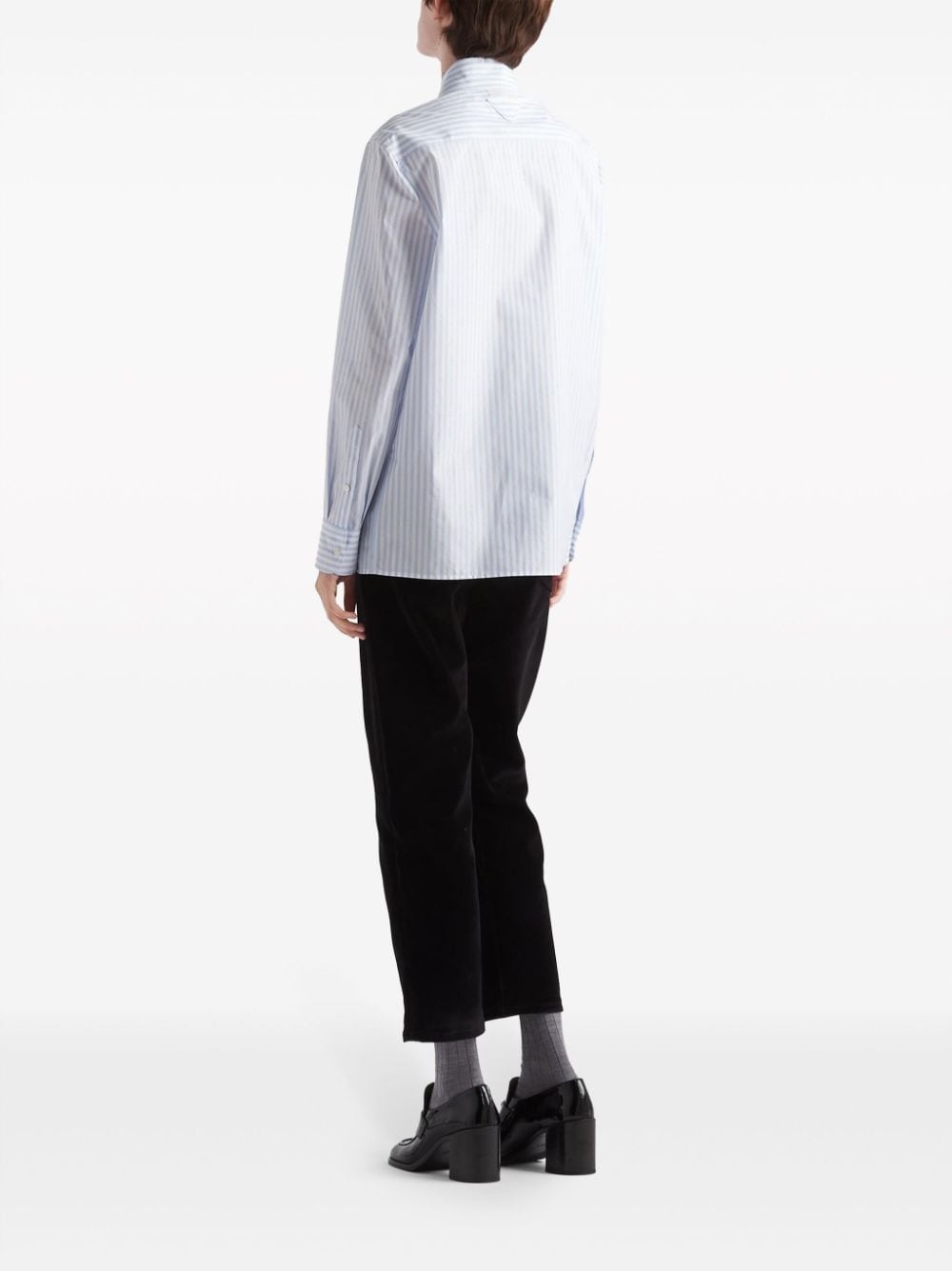 striped cotton-poplin shirt - 3