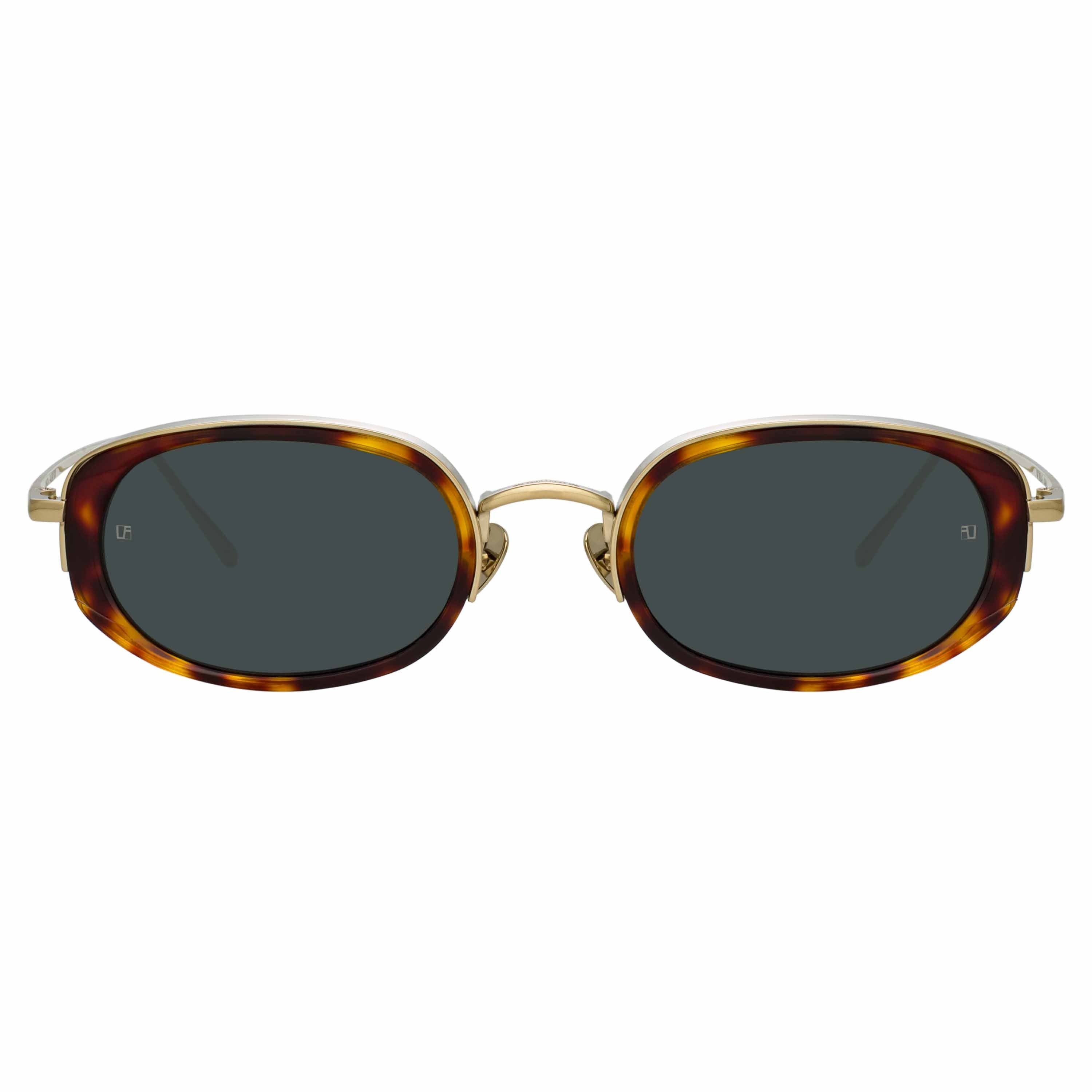 ROSIE OVAL SUNGLASSES IN TORTOISESHELL - 1