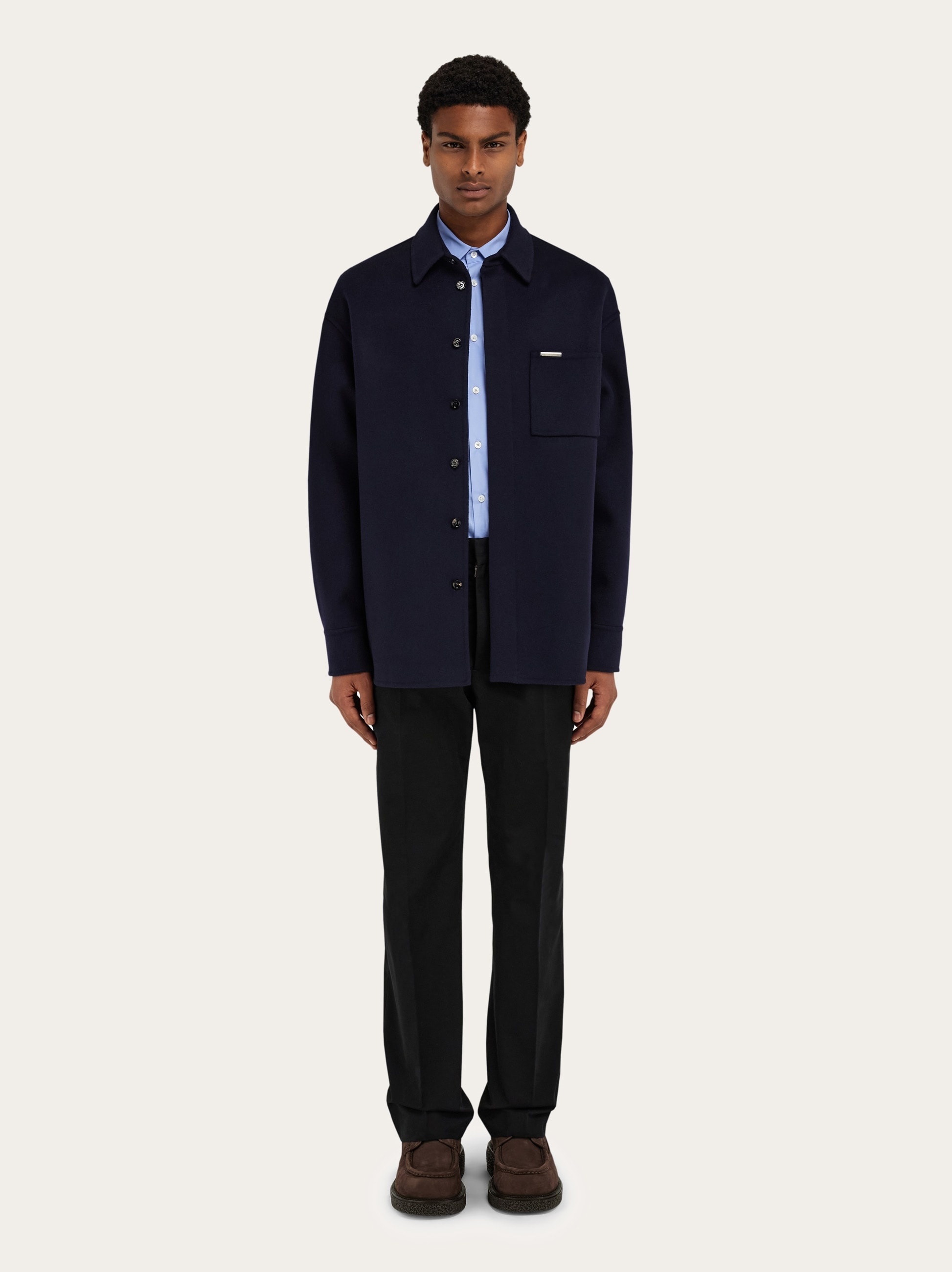 Cashmere-blend overshirt - 6