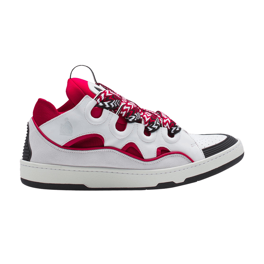 Lanvin Curb Sneakers 'Red White' - 1