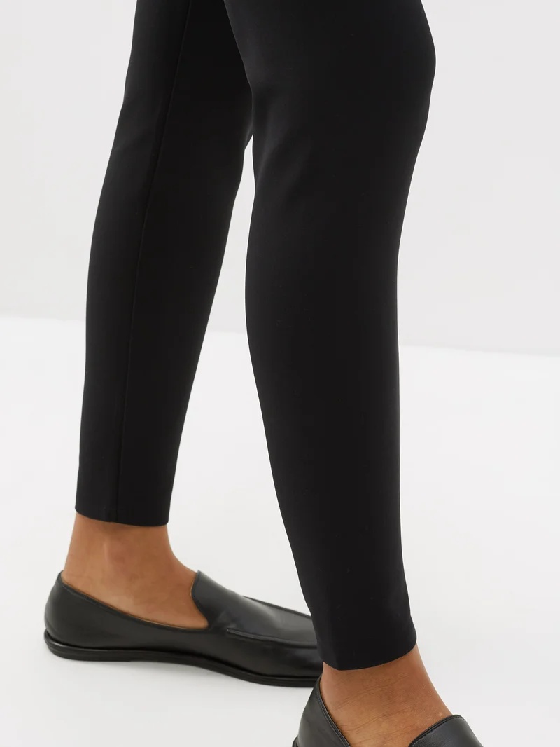 パンツ [The Row] Woolworth Pant in Scuba Woolworth Pant Black in Scuba – The Row