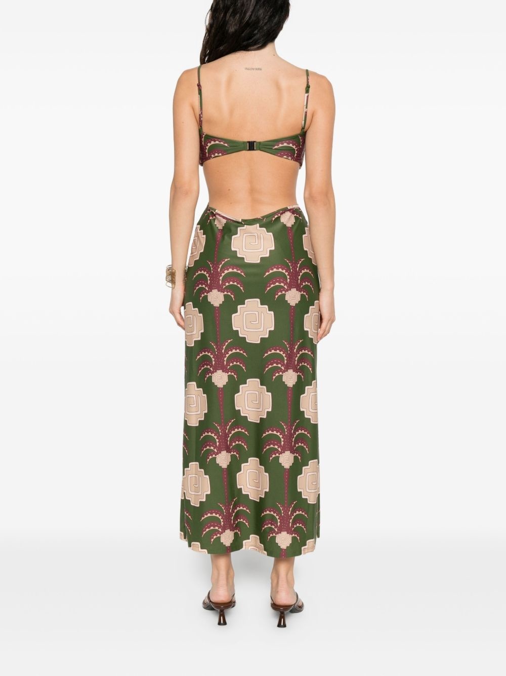Jungle Geometry midi dress - 4
