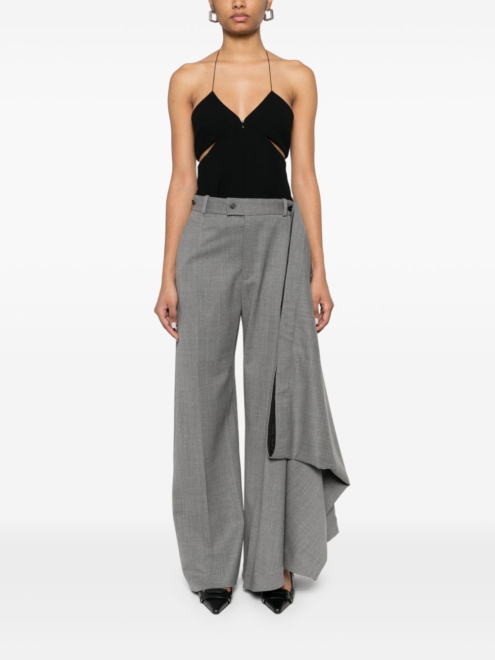 extended tailored trousers - 6