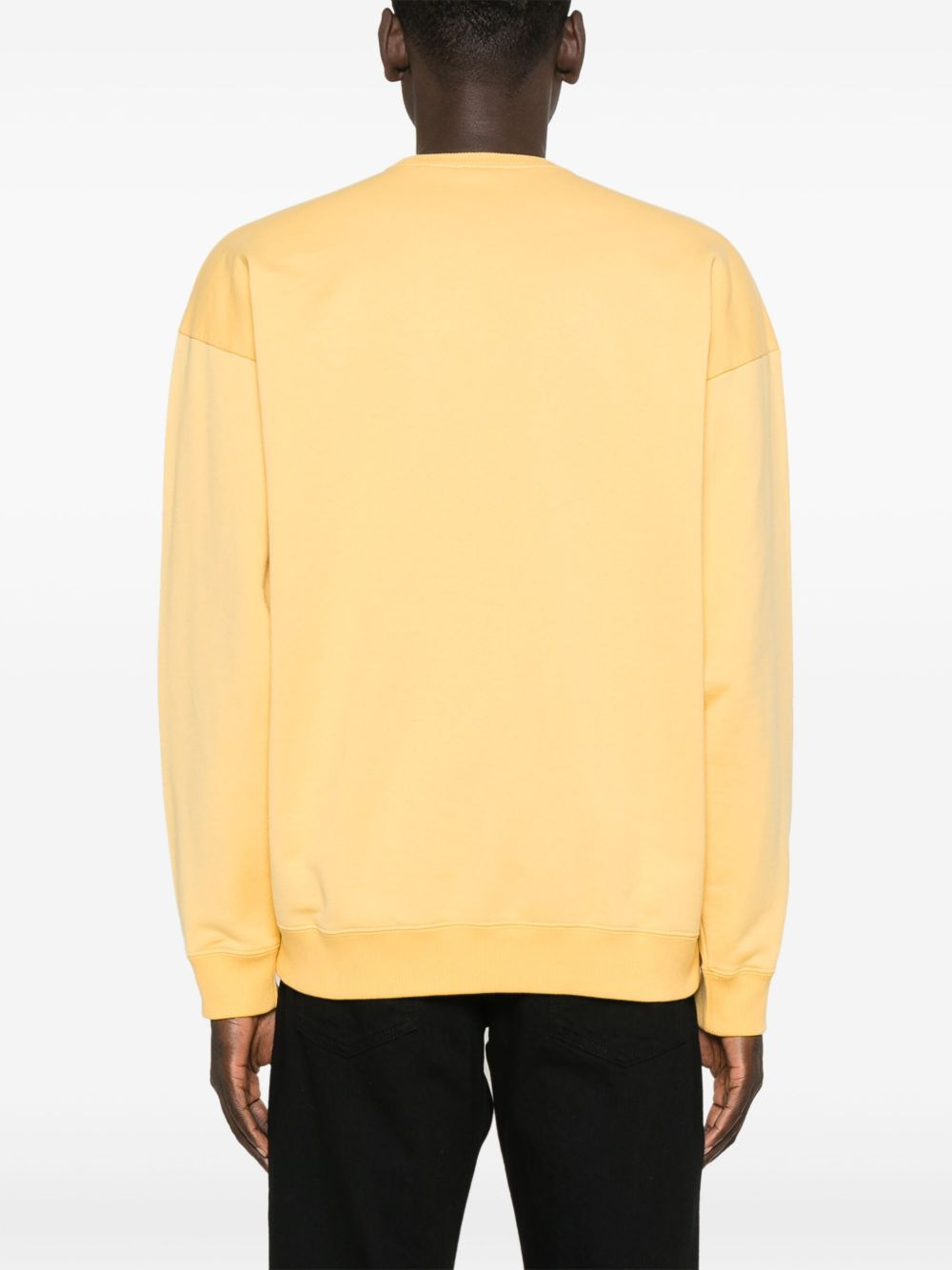 logo-print cotton sweatshirt - 4