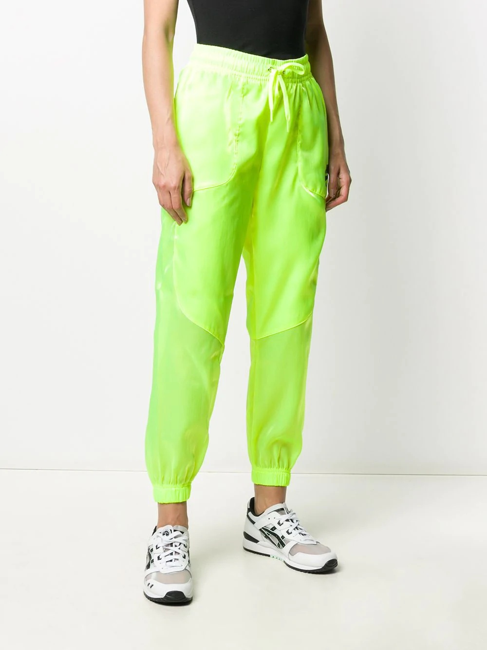 logo print track pants  - 3