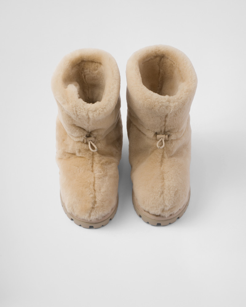 Shearling booties 4