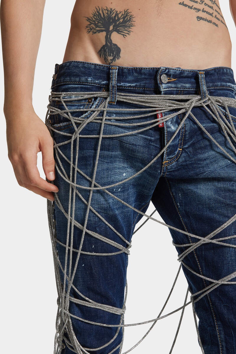 BOUND BUNNY WASH SHARPEI FLARED BOOTCUT JEANS - 5