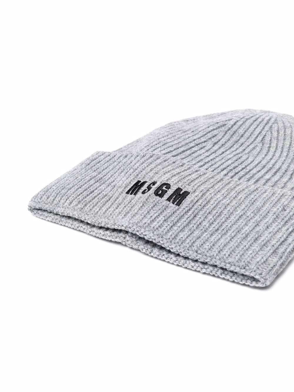 embroidered logo beanie - 2