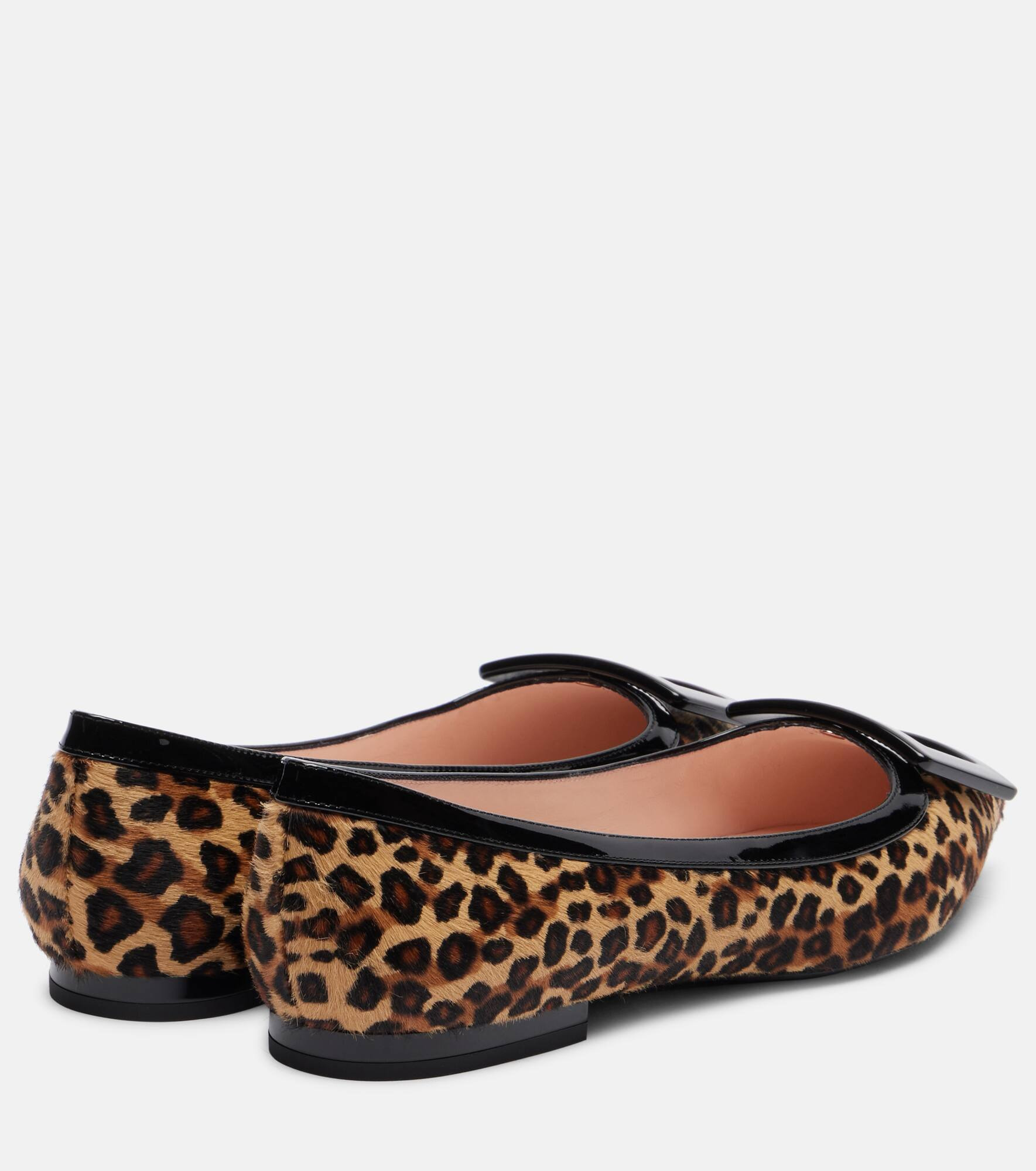 Gommette Ball calf hair ballet flats - 2