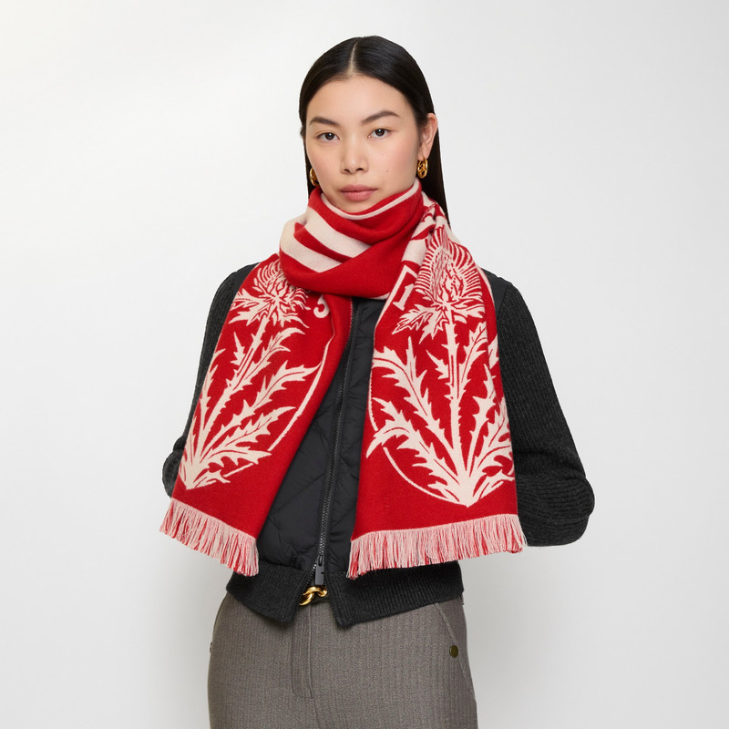 Thistle Shield Wool Scarf 3