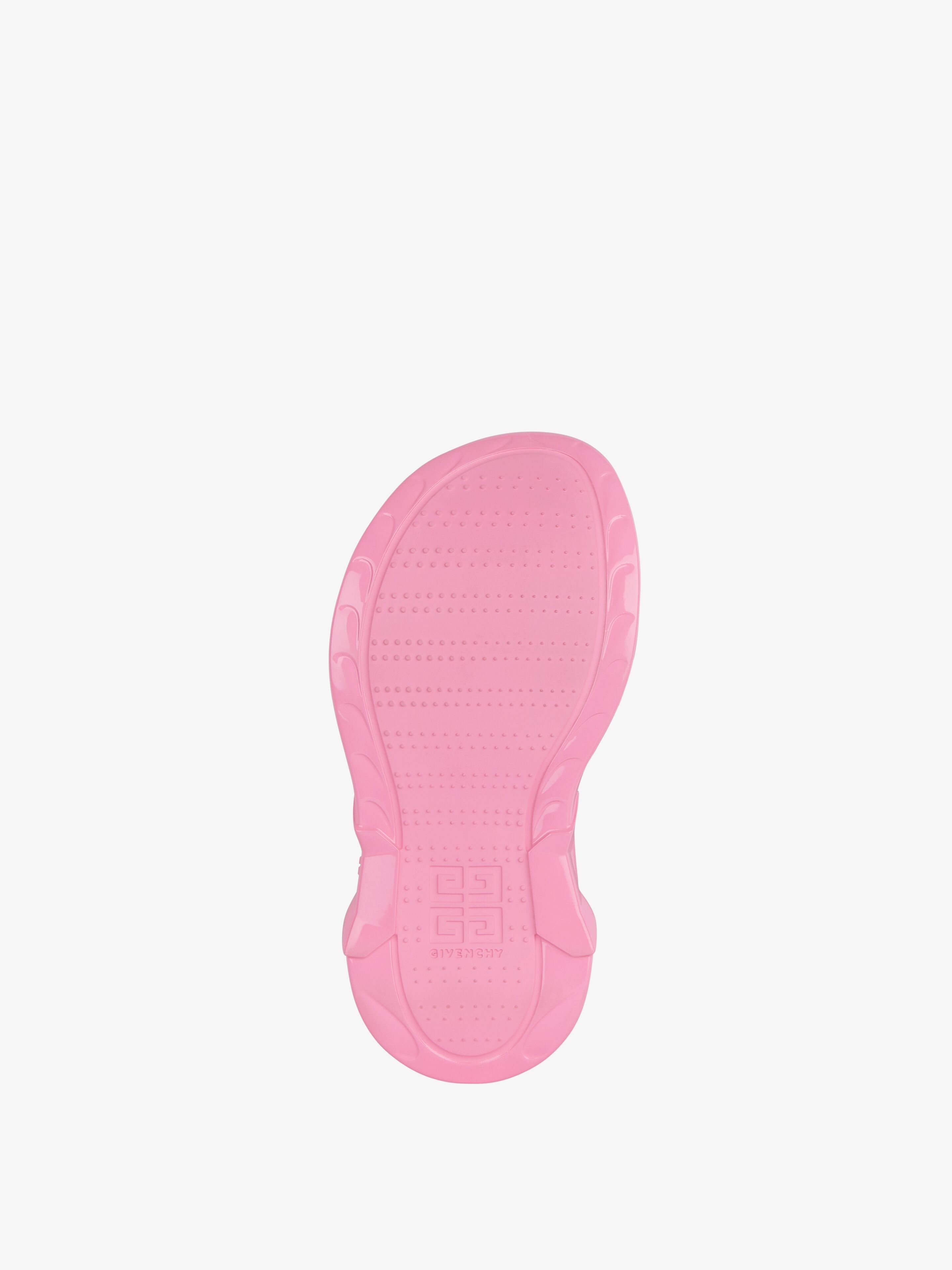 MARSHMALLOW WEDGE SANDALS IN RUBBER - 5