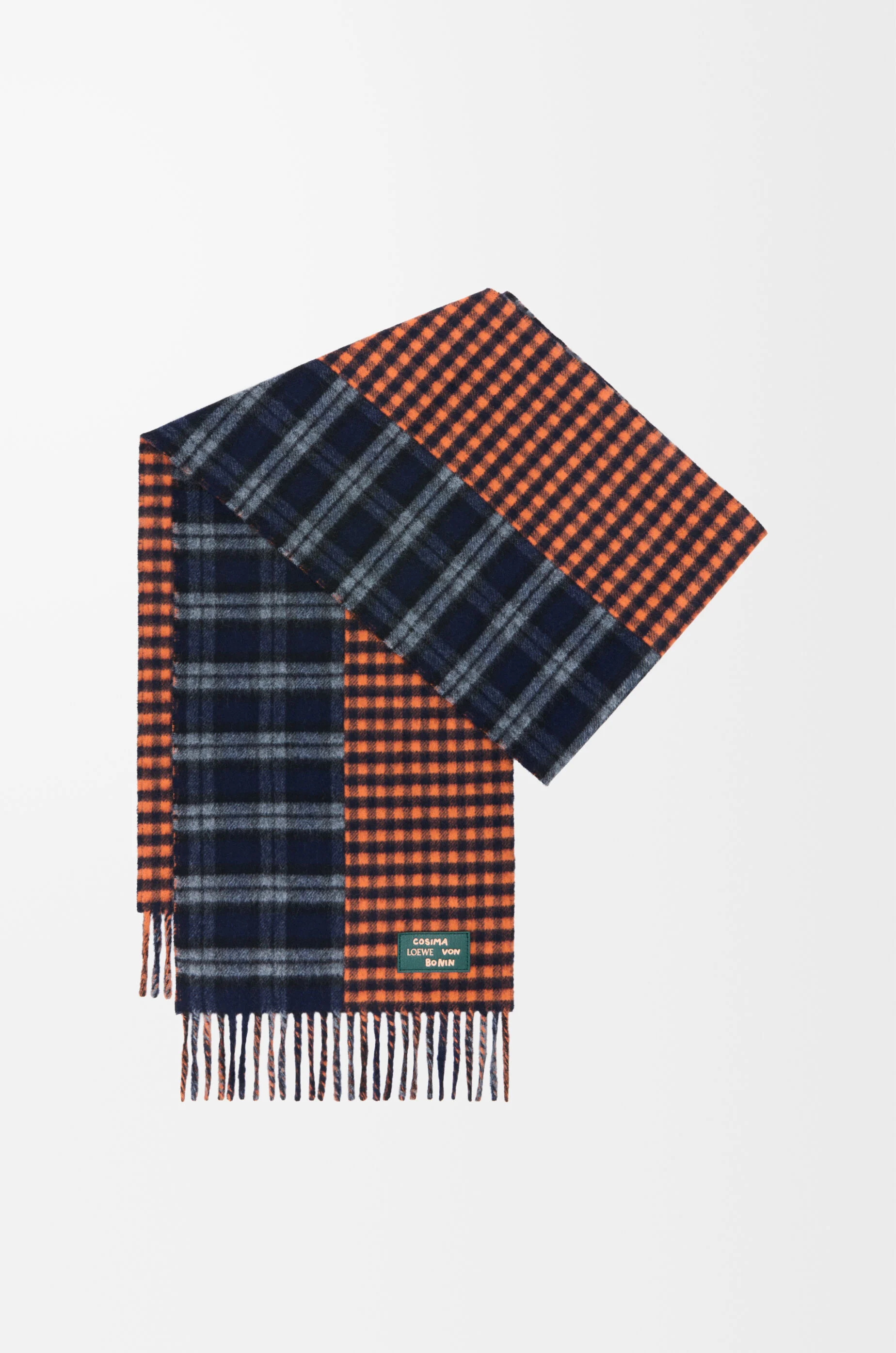 Scarf in wool and cashmere blend - 1