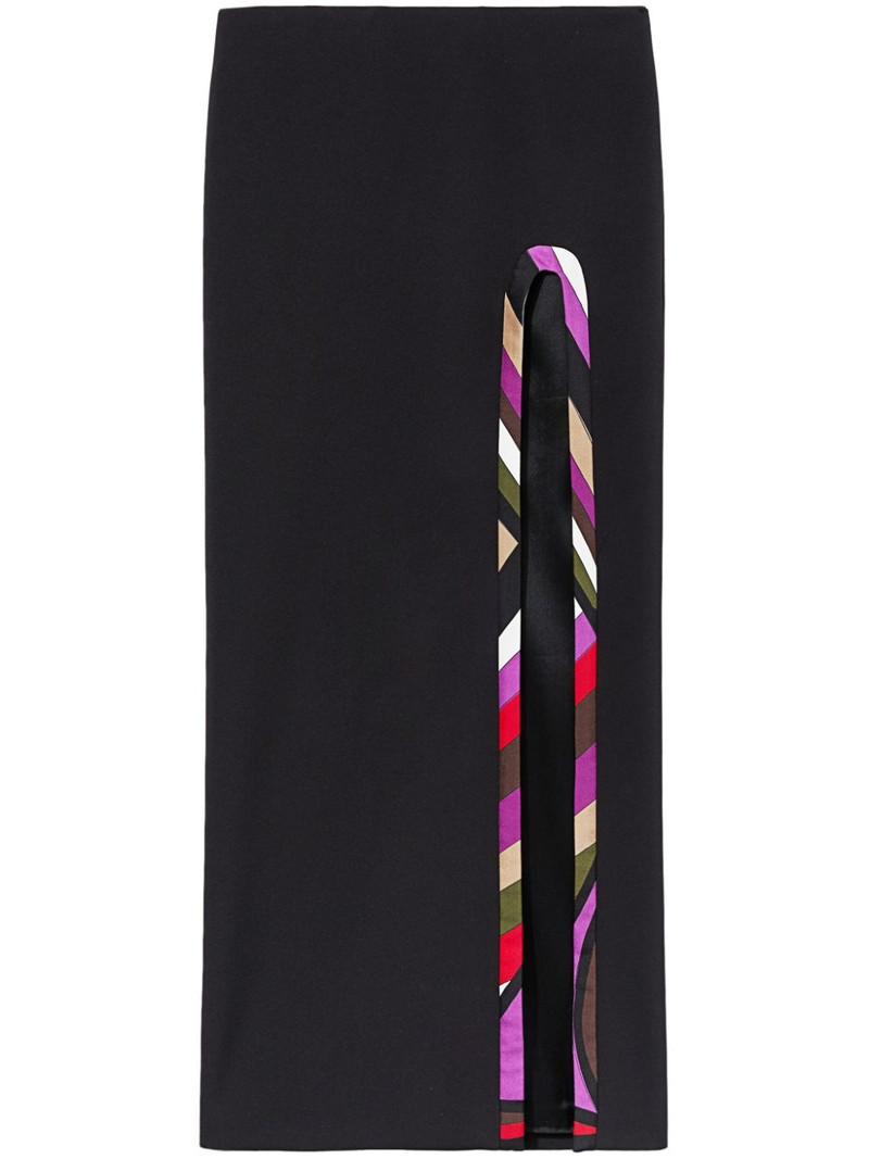 Iride-trim maxi skirt 1