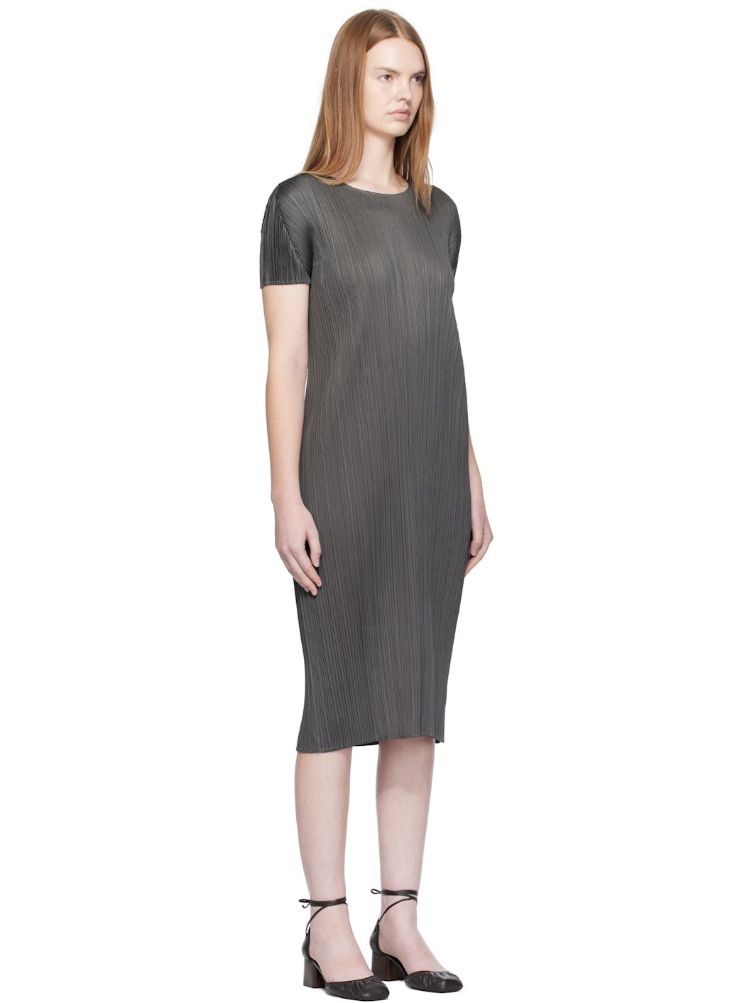 Gray Monthly Colors June Midi Dress - 2