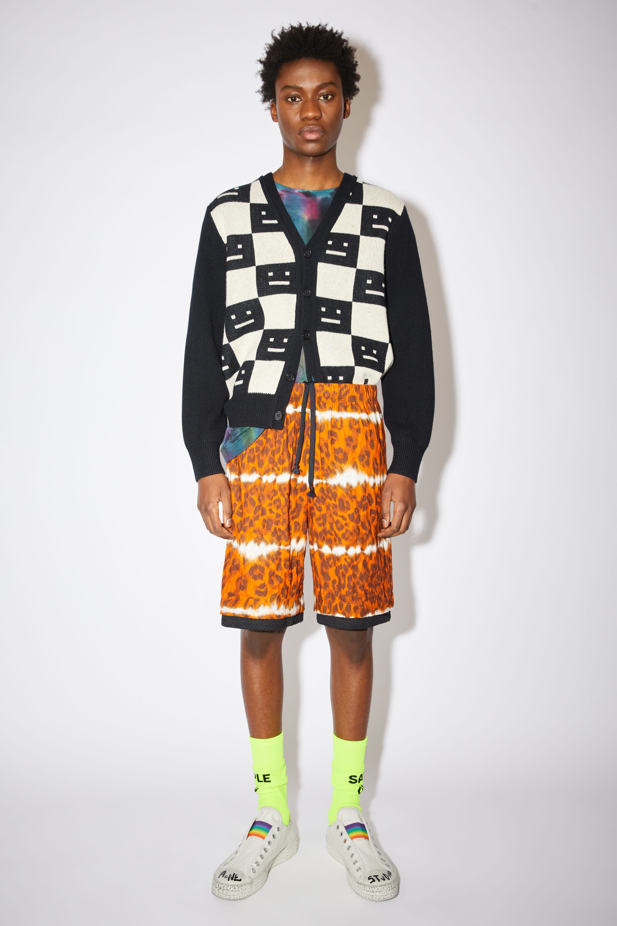 Rainbow lace-up sneakers - Off white/off white - 2