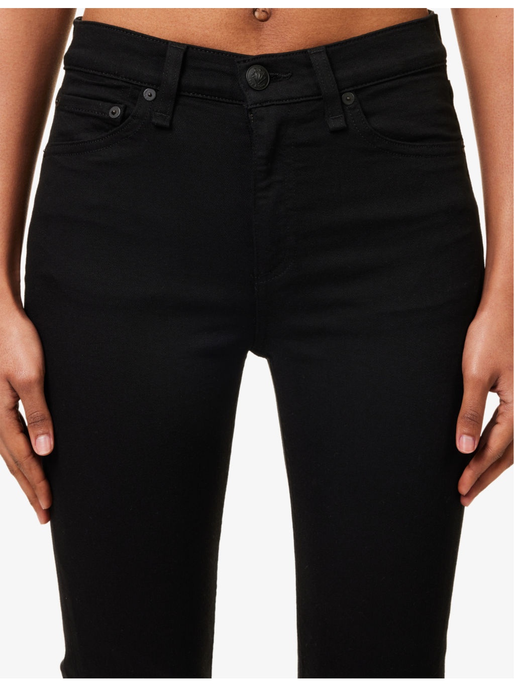 Peyton bootcut-leg mid-rise stretch-woven jeans - 5