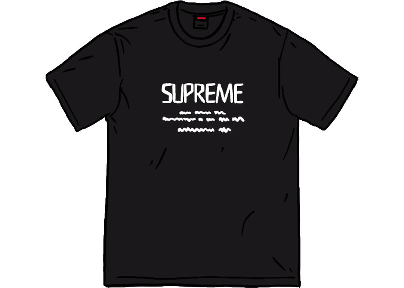 Supreme Supreme Anno Domini Tee Black outlook