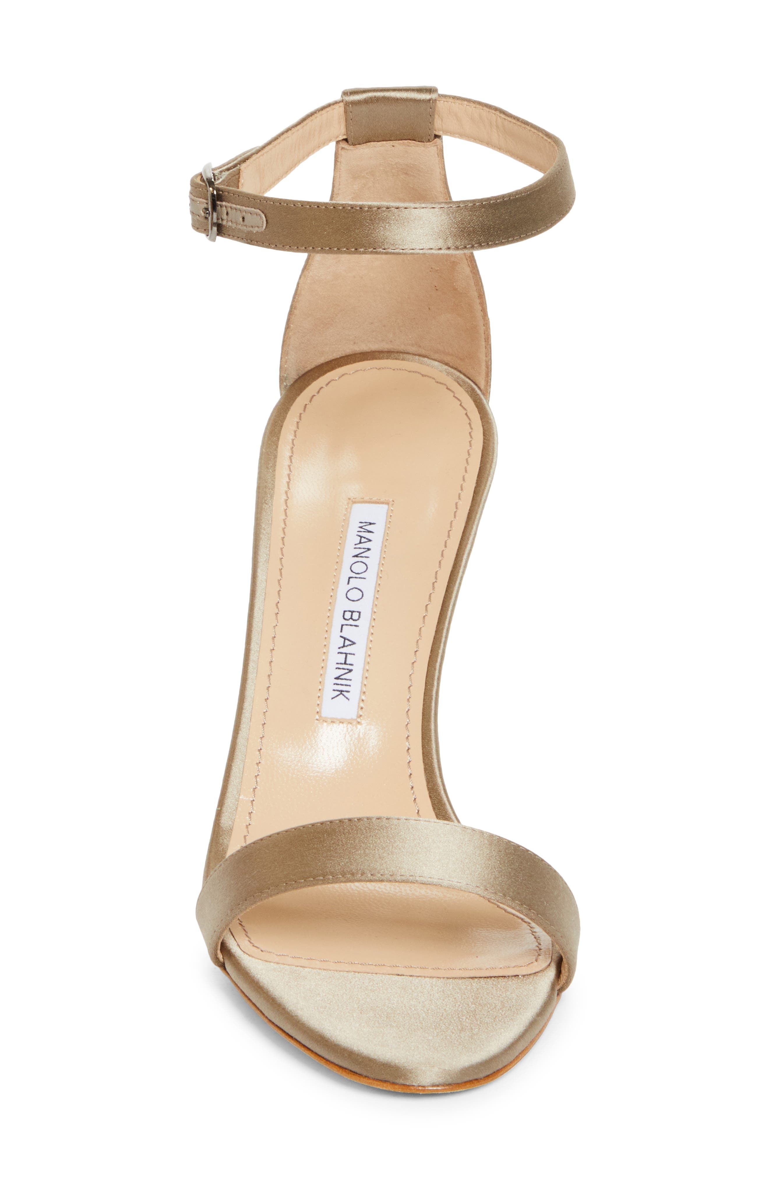 Manolo Blahnik Chaos Ankle Strap Sandal in Medium Brown at Nordstrom - 4