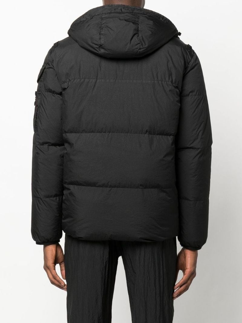 Compass-patch puffer jacket - 4