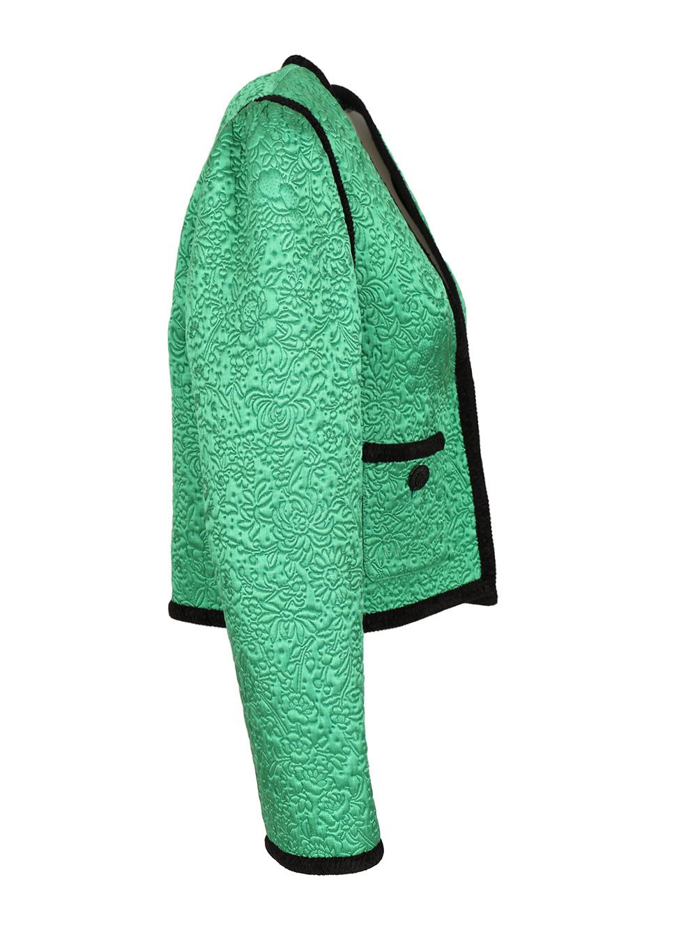 Look 81 - Giacca | Pattern | Apres L'Hiver Matellasse Florale Jackets Green - 3